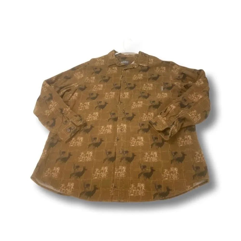 Vintage Deer Patterned Woolrich Flannel